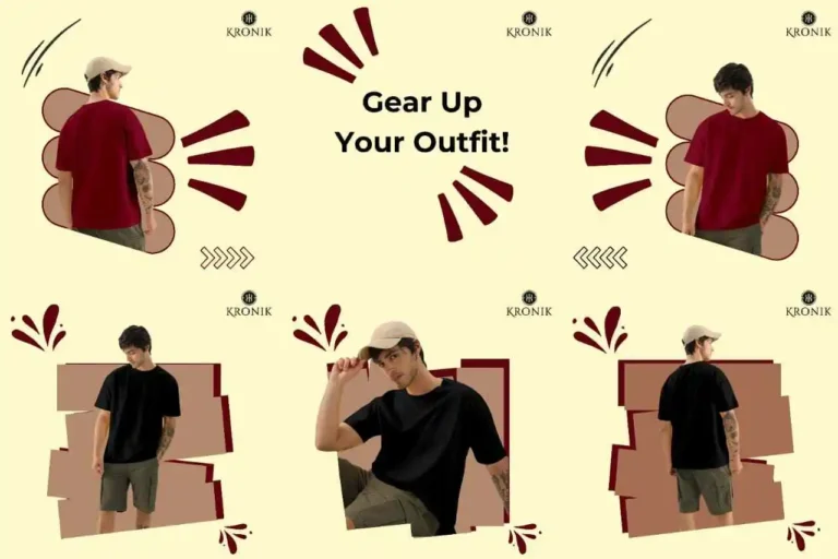 Visually consistent grid post for Kronik, highlighting the brand's aesthetic and featuring professional flat-lay photography of their apparel.